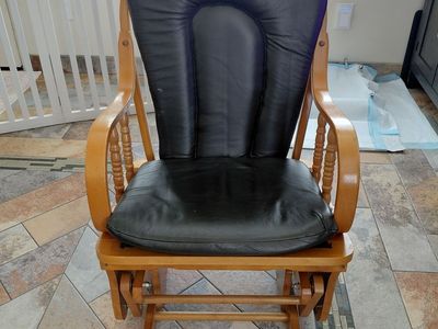wooden rocker chair
