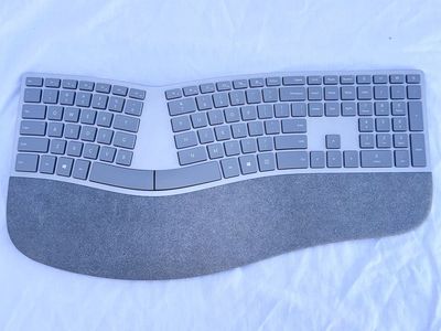 Microsoft Surface Ergonomic Bluetooth Wireless Keyboard Gray - Model 1782