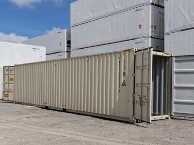 40’ High Cube Double Door Shipping Container | One-Trip
