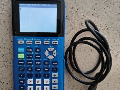 TI-84 Plus CE Python Graphing Calculator with Charging Cable