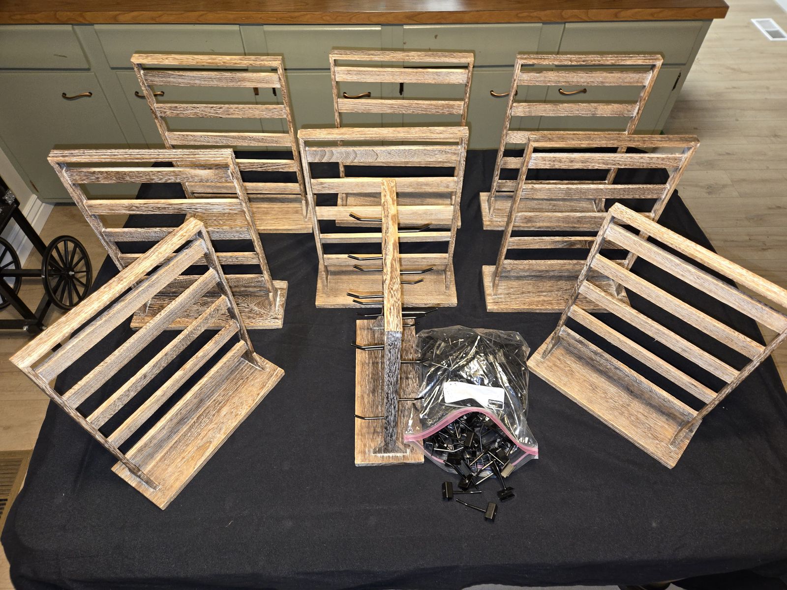 Wooden Earring Display