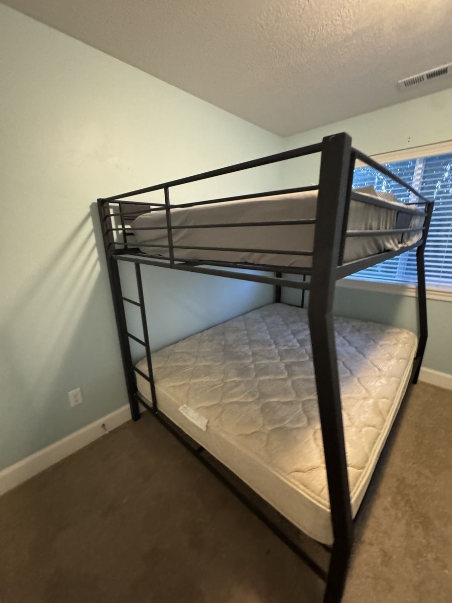 Bunk Beds—XL twin on top, Queen on bottom