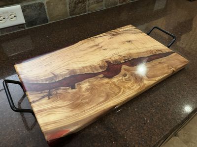 Olive Wood Charcuterie Board / Serving Tray