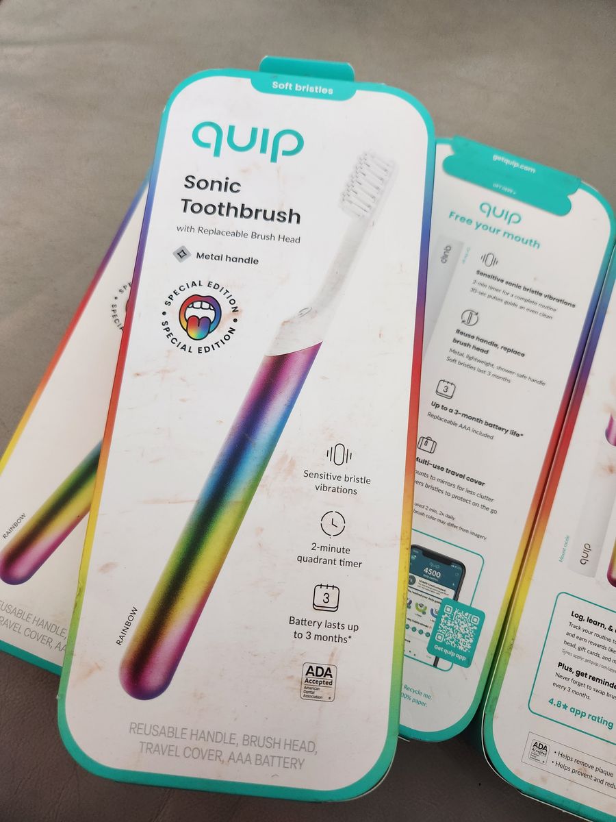 Quip Rainbow Toothbrush