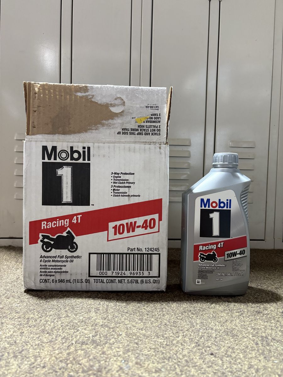 Mobil 1 Racing 4T Oil 5 quarts
