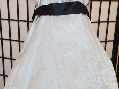Party Dress with Black Sash Size 5
