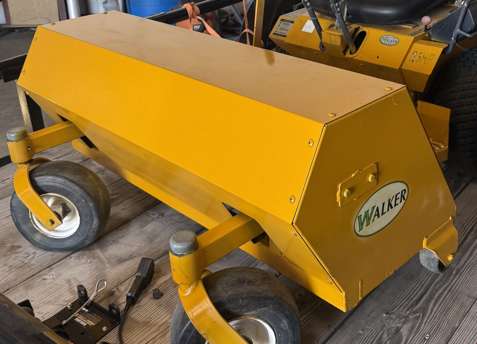 Walker mower Aerator attachment 
