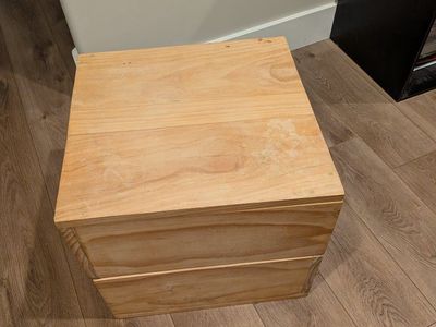 2 ft by 2 ft box chest