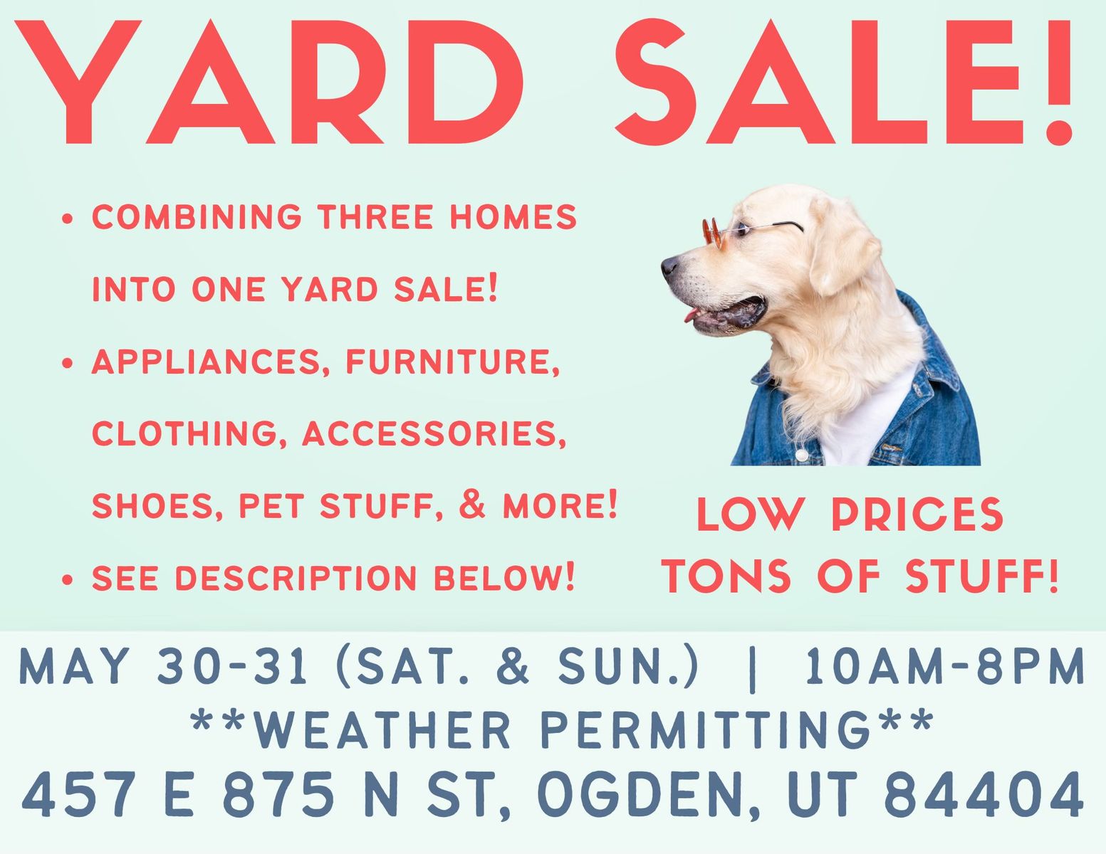 YARD SALE!!