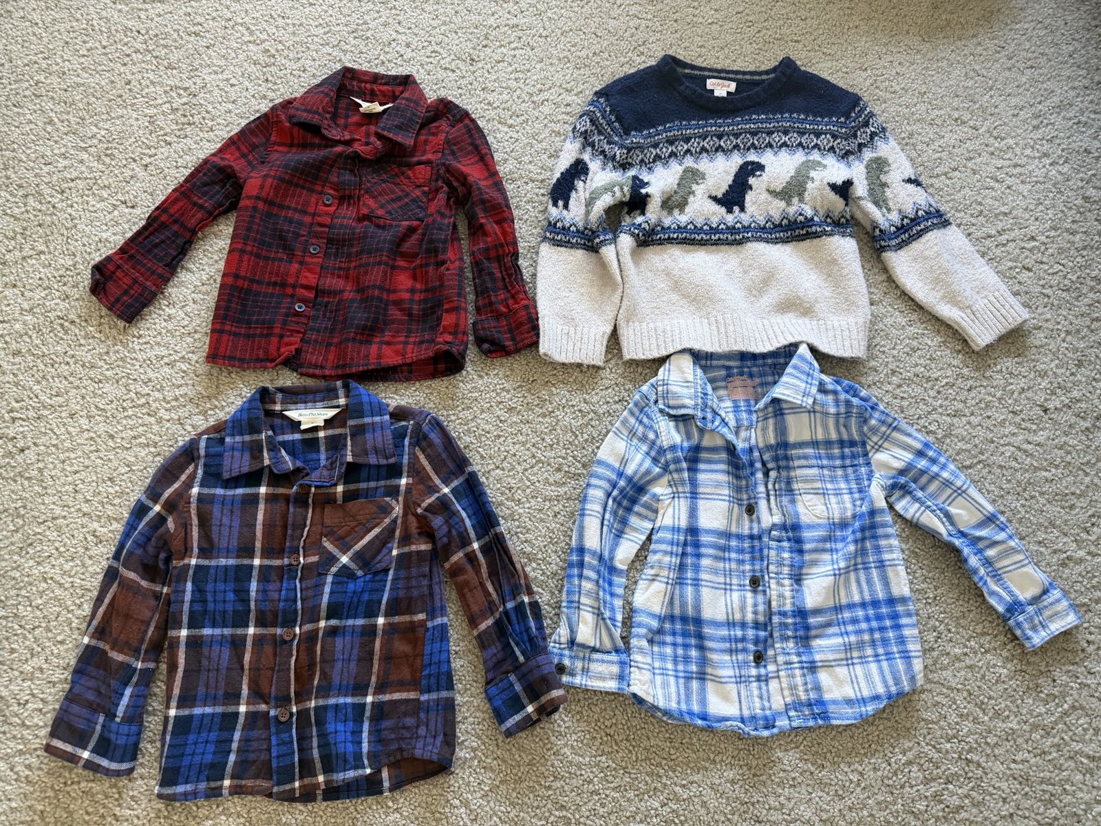 4T Boys Long Sleeve Shirts