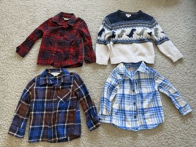4T Boys Long Sleeve Shirts