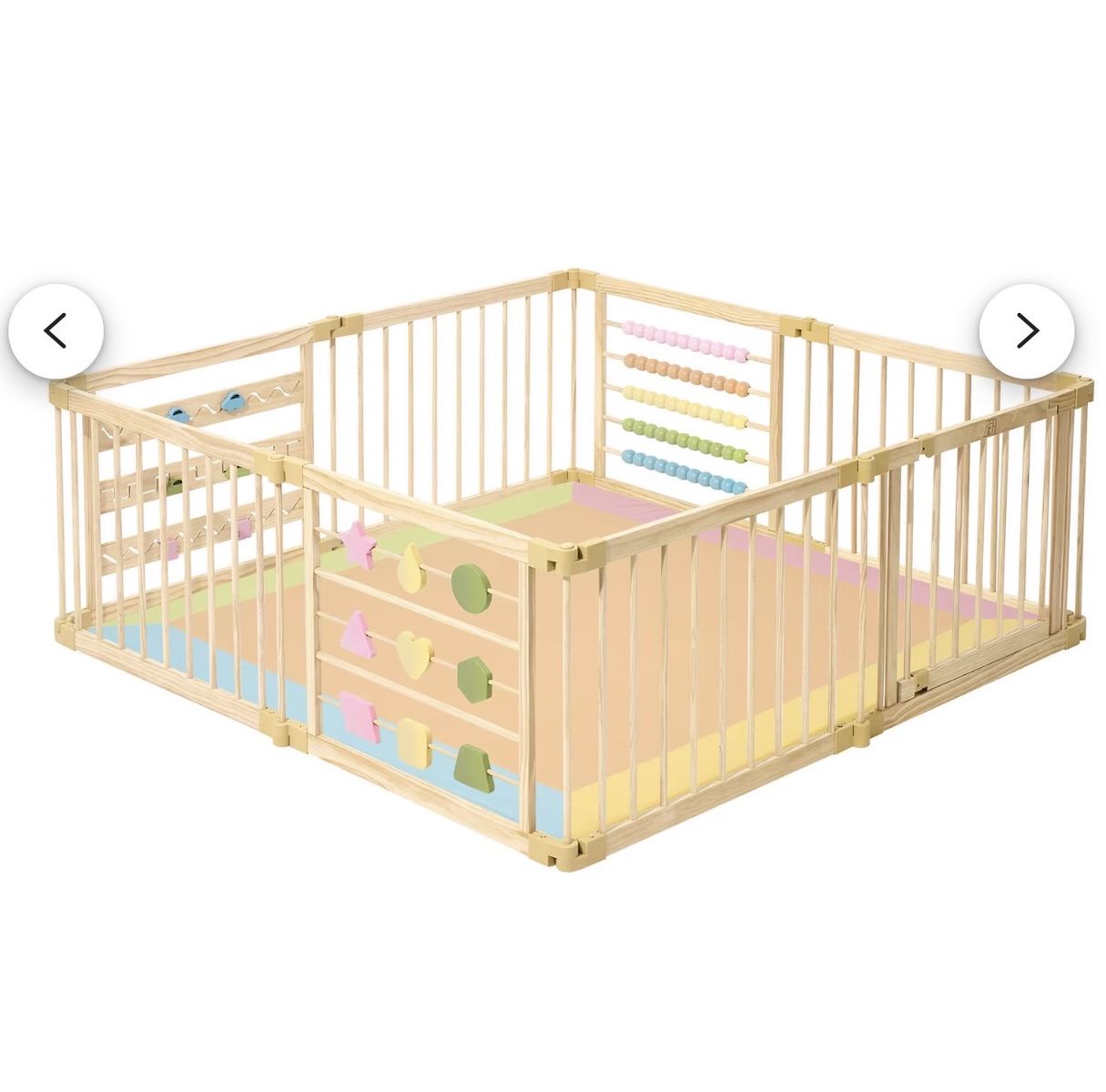 NEW ZETY WOODEN FODABLE PLAY PEN