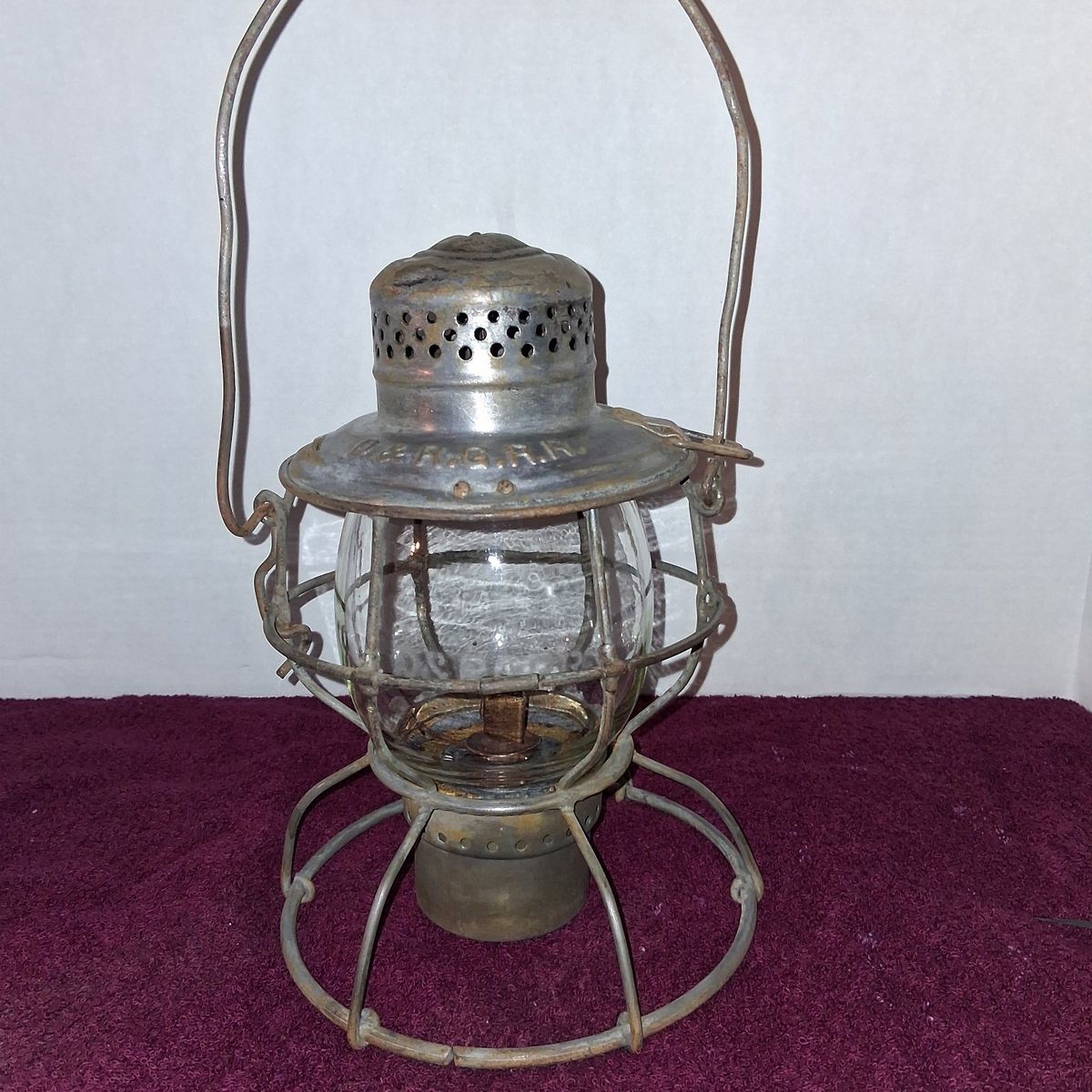Denver and Rio grande railroad lantern