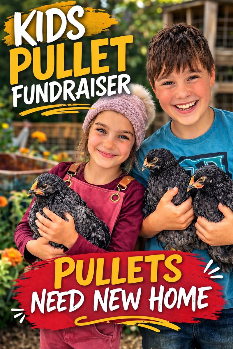 Farm-Raised Pullets Looking for New Homes