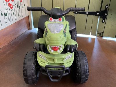 Dinosaur electric ride on ATV