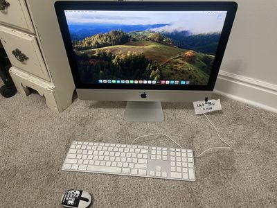 21.5” iMac late 2012. Quad core i5 processors 8G of Ram and 1 Terabyte of storage. Awesome for audio, video and art design!