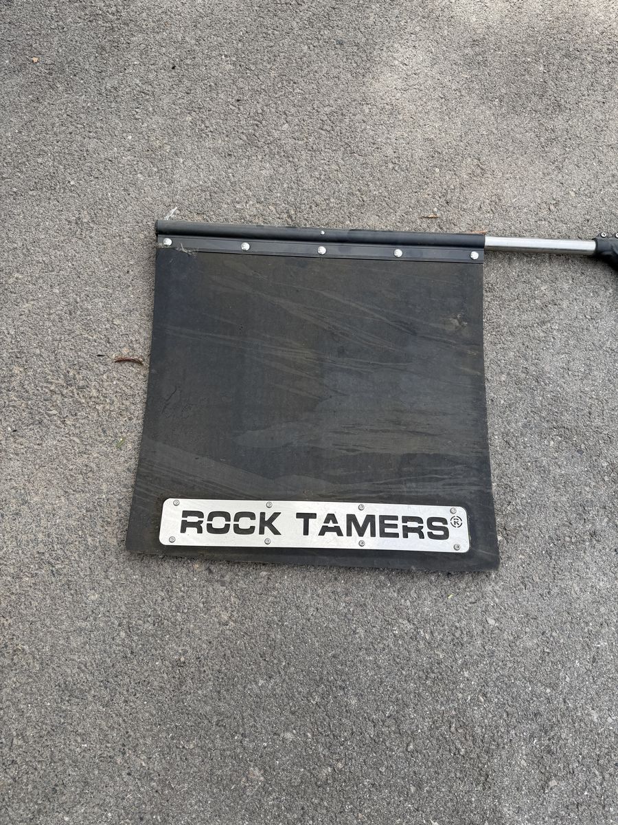 Rock Tamers Adjustable Mud Flap System - Hitch Mounted