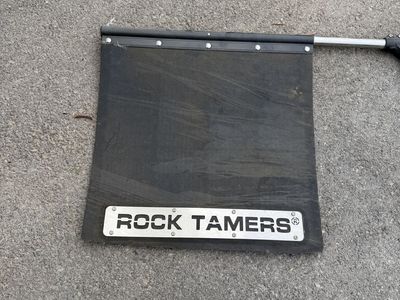 Rock Tamers Adjustable Mud Flap System - Hitch Mounted
