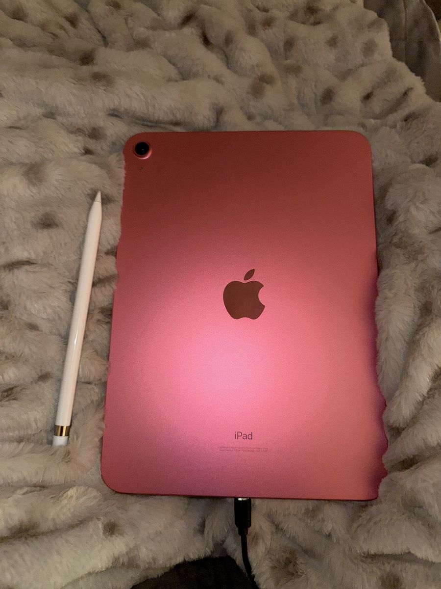 Pink iPad 10th generation