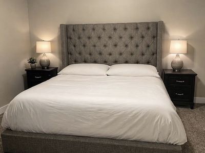 Ashley Furniture, King Upholstered Bed