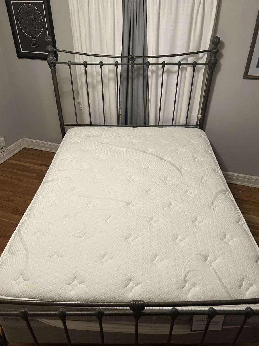 Serta Terrace Heights firm Queen bed and frame