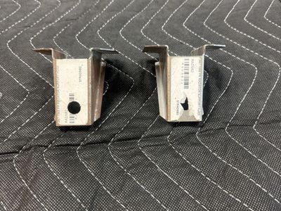 67-68 Ford Mustang Radiator Support Bumper Bracket Pair