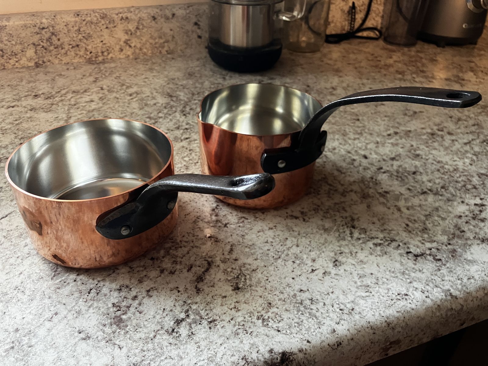 Copper pots