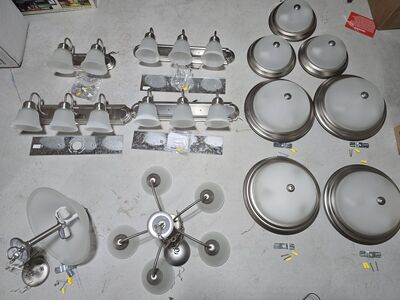 Kichler and Designers Fountain Home Lighting Fixtures and Vanity Lighting (Brand New / Like New)