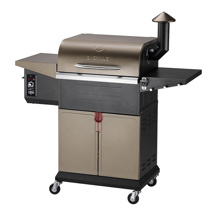 NEW Z GRILLS Wood Pellet Smoker PID Controller, 8-in-1 Sear BBQ Grill Auto Temperature Control