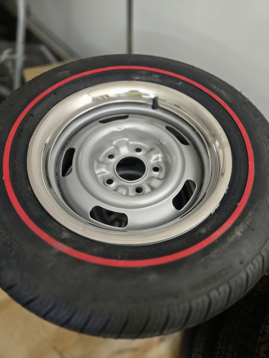 Rally wheels with redline BFG tires camaro chevelle