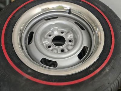 Rally wheels with redline BFG tires camaro chevelle