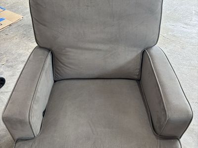 Gray Swivel Rocker Recliner - Excellent Condition, Gently Used