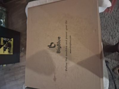SALE big blue eighty watt solar panel portable
