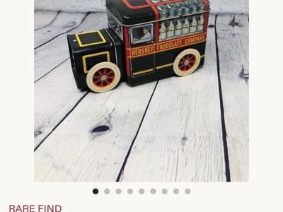 Vintage Hershey Tin Mail Truck