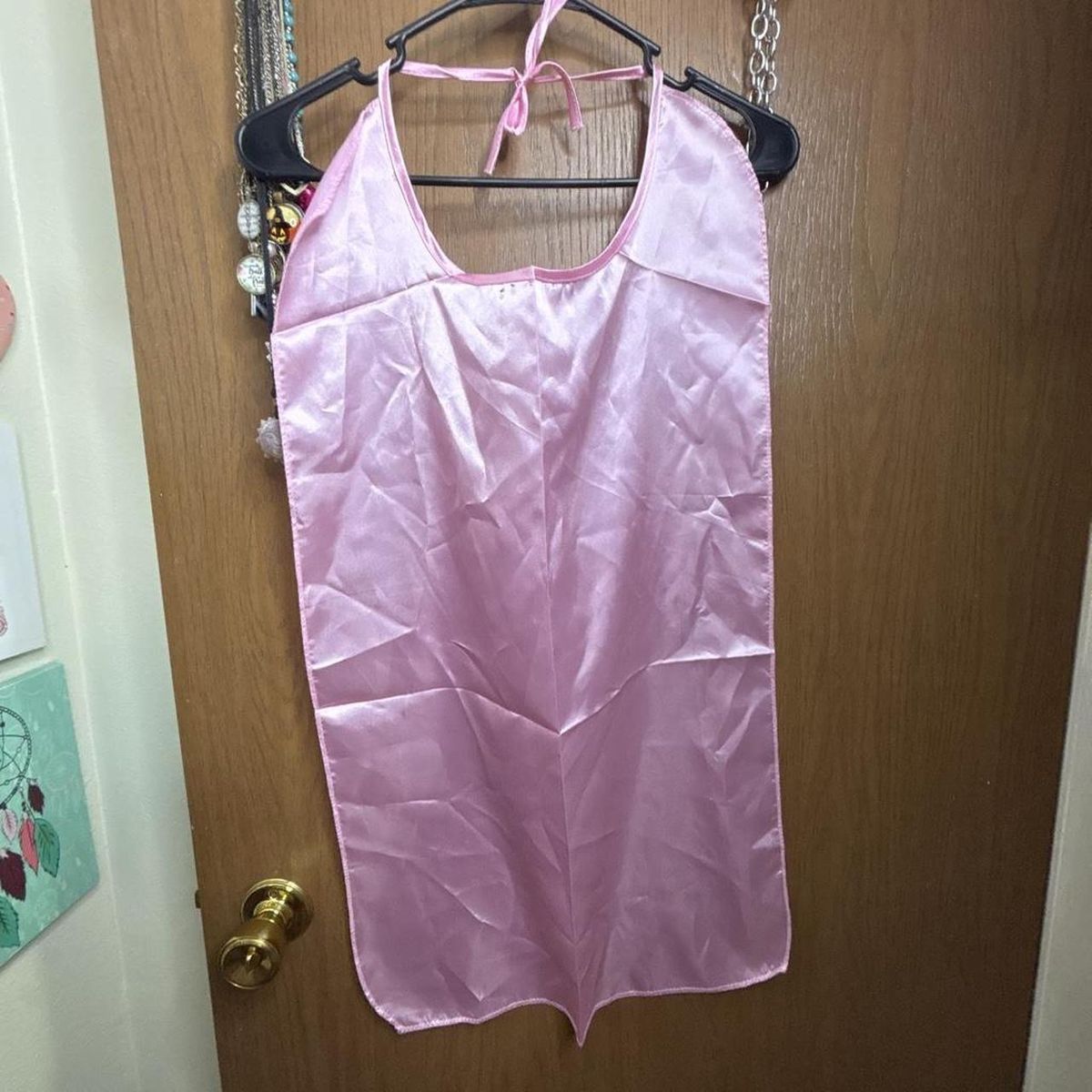 Children’s pink satin cape