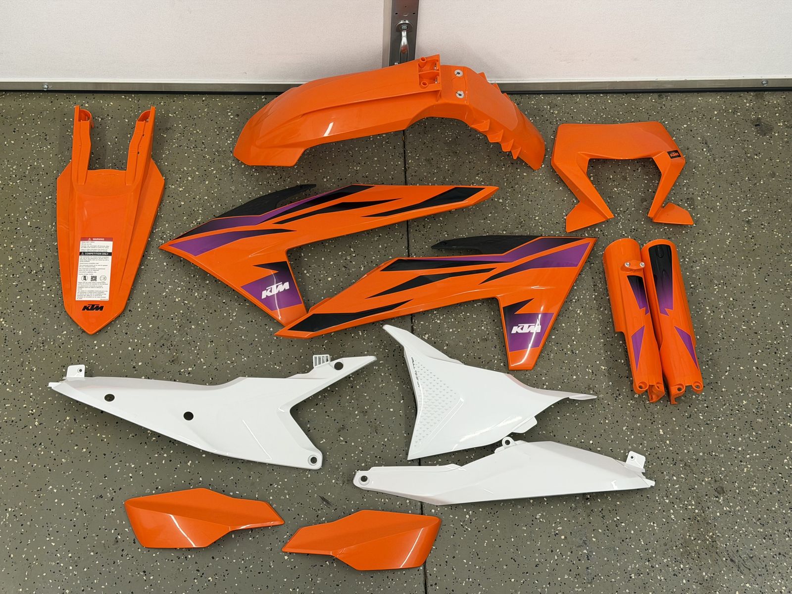 NEW 2024 KTM Enduro Complete Plastic Set