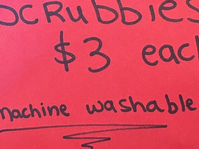 Scrubbies and dish towels