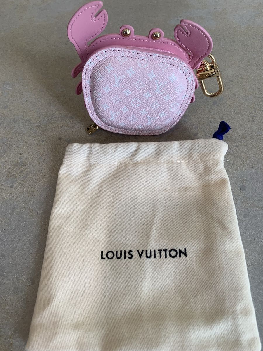 LV Crab coin purse bag charm