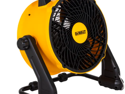 Brand new DeWalt 16" 3-Speed Benchtop and Hanging Drum Fan.