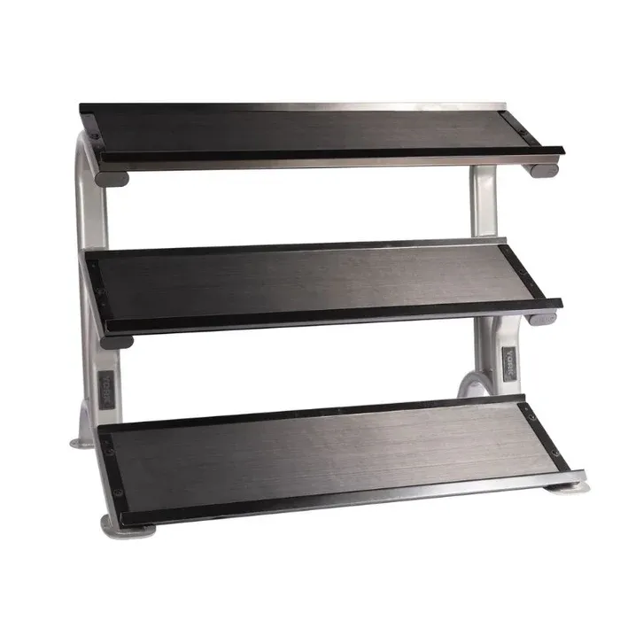 CLEANER'S 3 Tier Dumbbell Tray Rack 57" L x 33.5" W x 34.5" H Black 69049