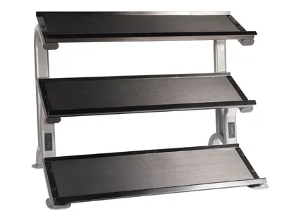 CLEANER'S 3 Tier Dumbbell Tray Rack 57" L x 33.5" W x 34.5" H Black 69049