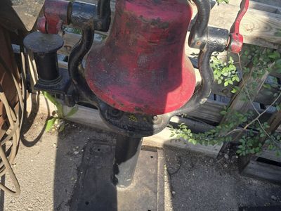 Antique 1800s locomotive Bell Steam powered