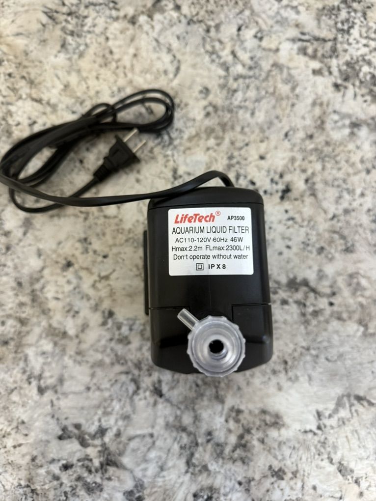 Aquarium Water Pump – High Flow (2300L/H)