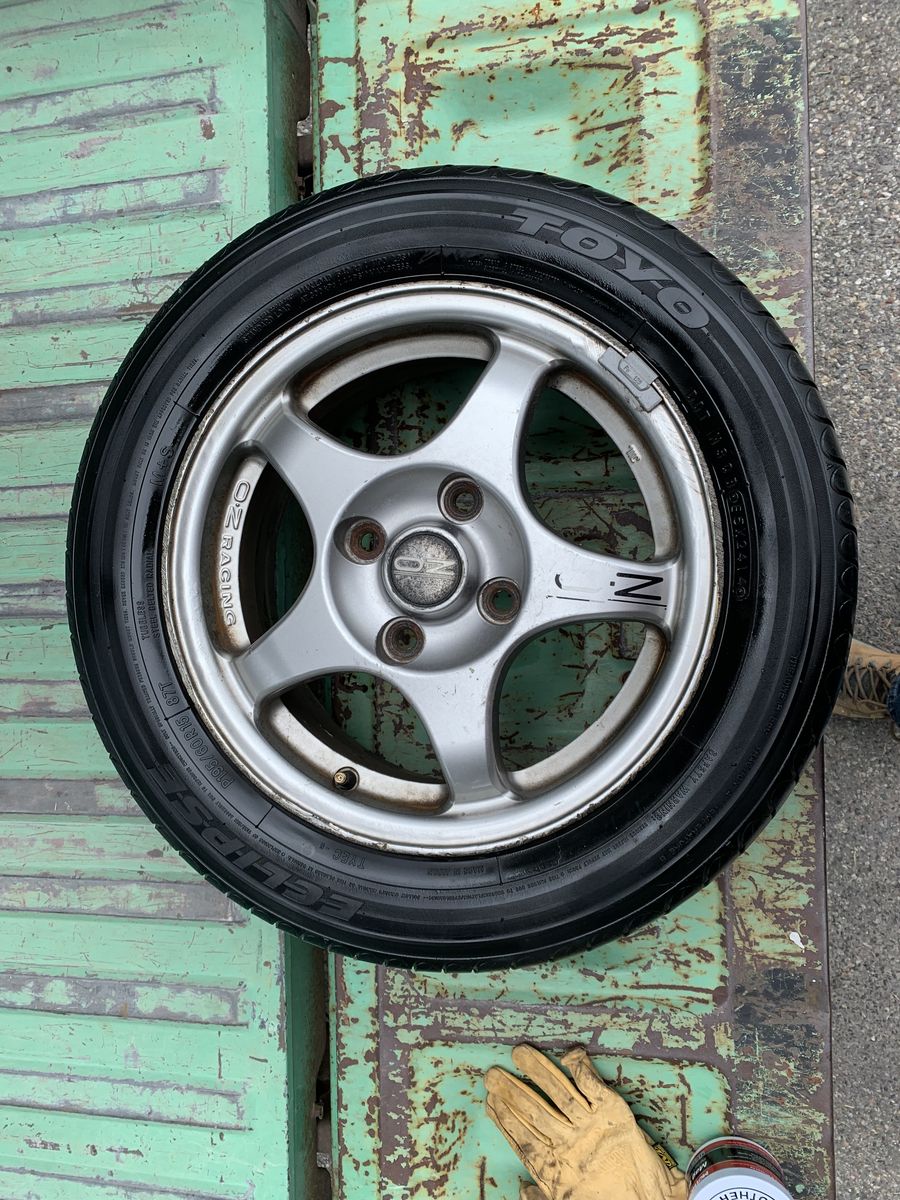 OEM 15" Mitsubishi Lancer O.Z. Rally Wheels