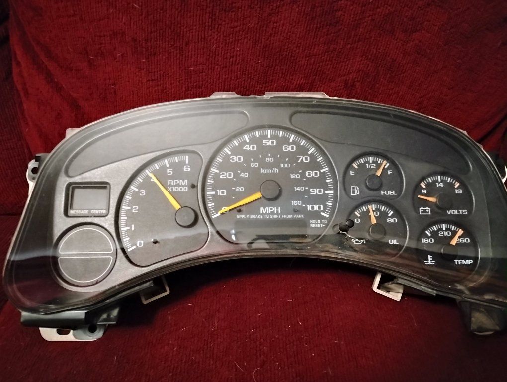 2000 thru 2006 tahoe- suburban instrument Cluster