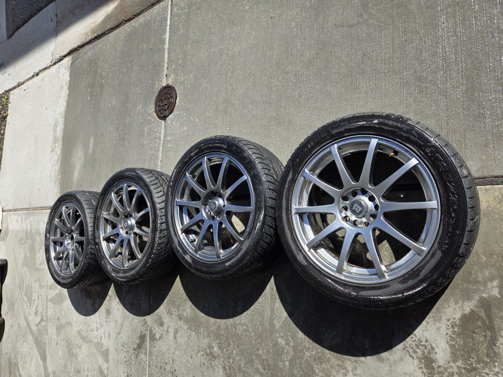 Set of Montegi Racing Wheels and Tires