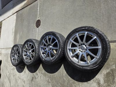 Set of Montegi Racing Wheels and Tires