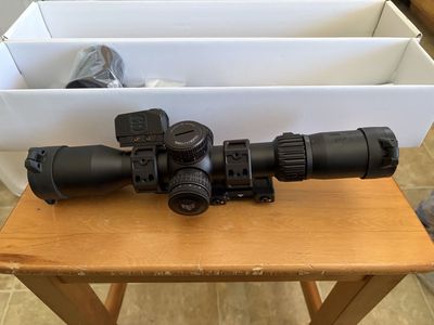 Swampfox Warhawk 2-10x44 FFP MIL Scope with Kraken Red Dot & Cantilever Mount