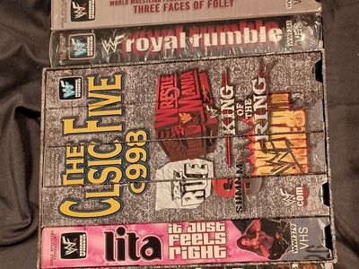 WWF WWE VHS tapes $15 for all