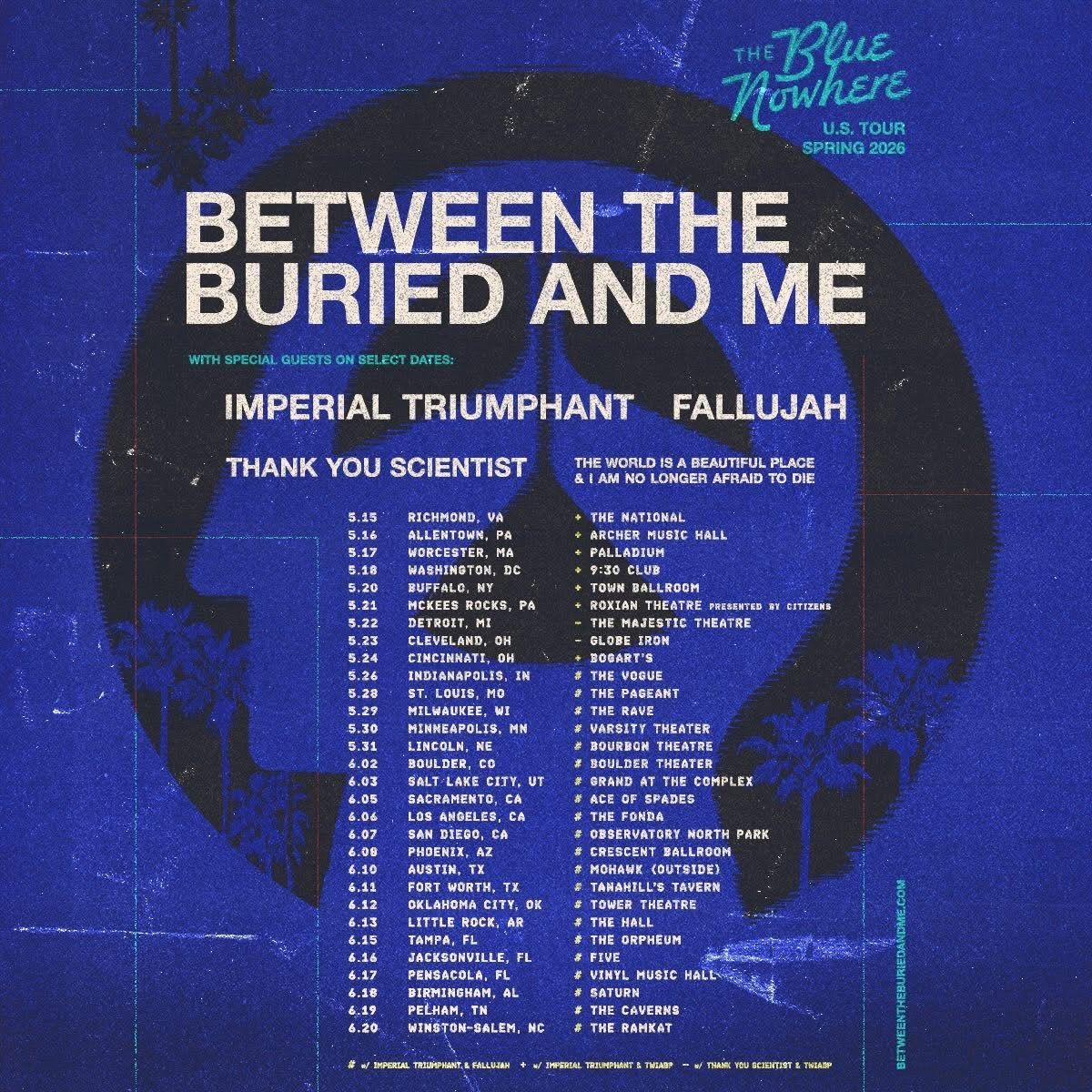 Between the Buried and Me Tickets (June 3)